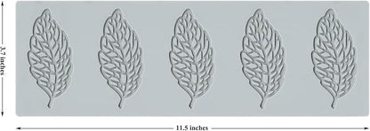 Leaf Molds Silicone Baking Molds Fondant Molds, Lace Silicone Cake Molds, Polymer Clay Molds for Baking, Sugar Craft, Dessert Cake Decoration