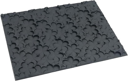 mostsom Silicone Lace Cake Mold Flower Impression Mat for Baking, Non-Stick Flexible Silicone Decorating Mat for Cakes, Cookies, Pastry, Chocolate, Fondant - Dishwasher Safe (E_ Flower)