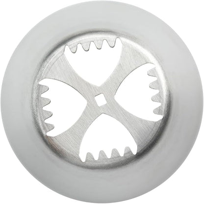 Restaurantware-Russian Piping Tip, 1 Tulip Cake Decor Piping Tip - #4, Corrosion-Resistant, Stainless Steel Decorating Tip For Frosting, Dishwashable, Decorate Cupcakes, Cakes, or Cookies