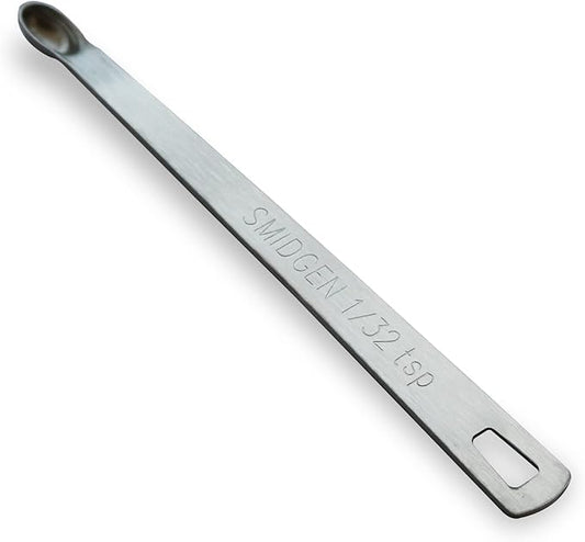 1PCS 1/32 Teaspoon(1/32tsp, 0.16ml, Smidgen) Single Tiny Measuring Spoon, Small Individual Stainless Steel Measure Spoons Only