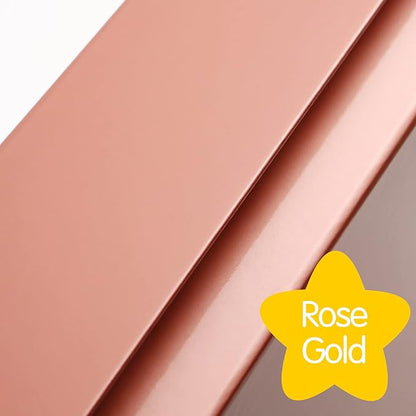 Rose Gold Gift Boxes 11x7.8x2.3 Inches, Magnetic Closure Shirt Boxes with Lids (5 Pack)