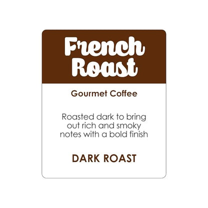 Donut Café – Gourmet Single Serve Coffee Pods for Keurig K-Cup Brewers, Dark Roast, 100% Arabica, Non-GMO & Gluten Free, French Roast Blend, 36 Count