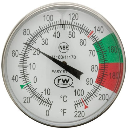Rattleware 7-Inch Thermometer Kit, Easy Steam