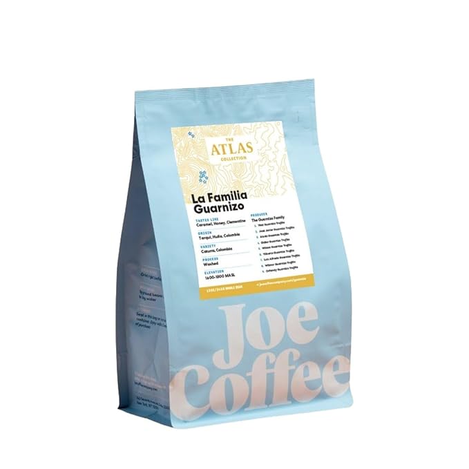 Colombia La Familia Guarnizo - Roasted by Joe Coffee Company - Whole Bean Coffee - 6 Ounce Bag