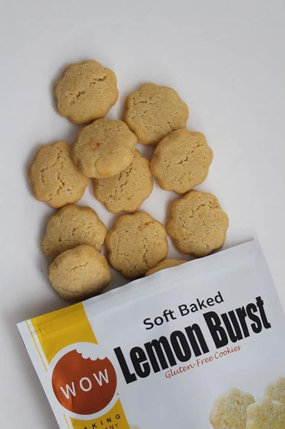 WOW Baking Company Gluten-Free Cookies, Lemon Burst, 8 Ounce (Pack of 6)