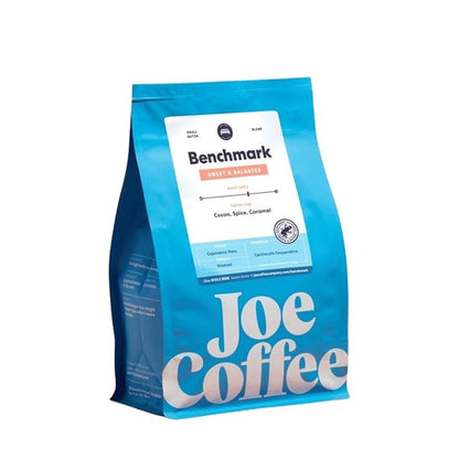 Benchmark - Roasted by Joe Coffee Company - Whole Bean Coffee - 5 Pound Bag