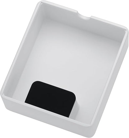 Normcore Compact Knock Box, Metal Espresso Knock Box, Heavy-Duty Knockbox, Anodized Aluminum, Espresso Accessories for Coffee Grounds, White