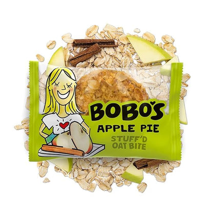 Bobo's Apple Pie Bite, Gluten Free, Non-GMO, Whole Grain Oats, Pack of 30 | Snack Bars | On-the-Go | Made with Simple Ingredients
