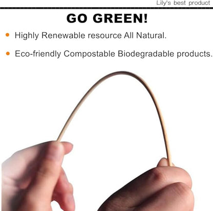 12" Natural Bamboo Skewers for BBQ，Appetiser，Fruit，Cocktail，Kabob，Chocolate Fountain，Grilling，Barbecue，Kitchen，Crafting and Party. Φ=4mm, More Size Choices 6"/8"/10"/14"/16"/17.5"/30"/36"(1000 PCS)