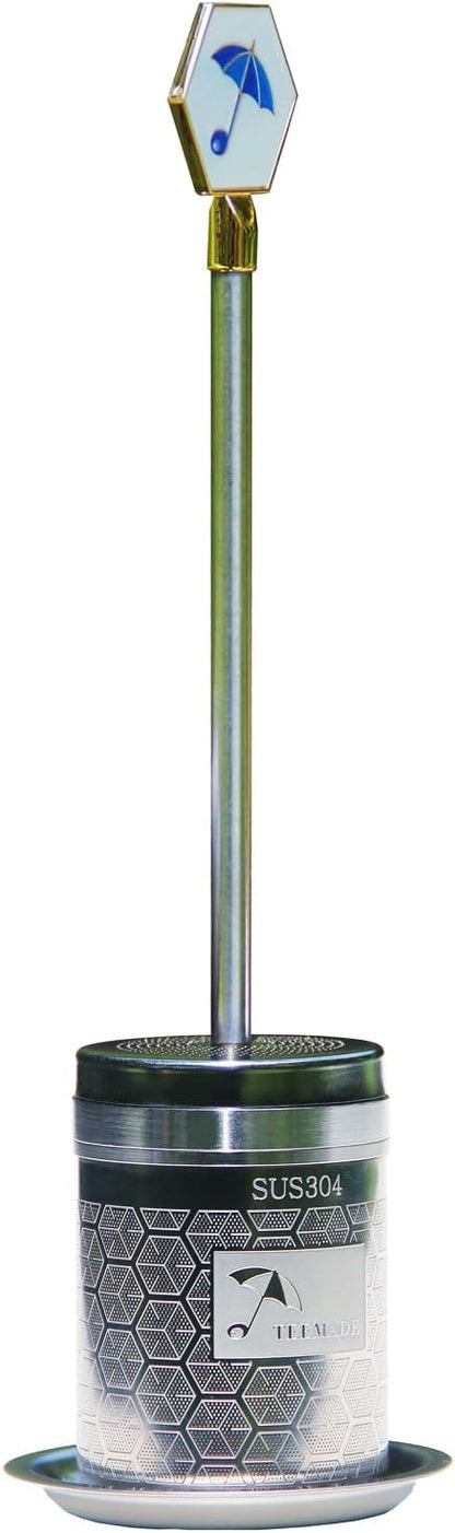 Tea Filter-Upgraded Extremely Extra Fine Mesh Filter 304 Stainless Steel Premium Reusable Loose Leaf Tea Strainer Infuser with Drip Tray (Small)