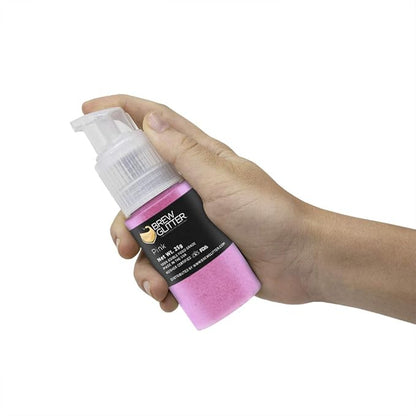 Brew Glitter - Pink (25g 1x Pump) 100% Edible Glitter For Drinks, Cocktails, Beer & Beverages