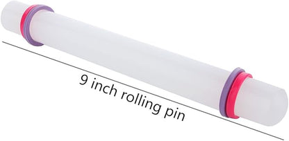 Marshmallow Fondant Cake Decorating Hand Tool 12 Pcs 5 Sets Sugarcraft Gumpaste Icing Smoother Rolling Pin Trimmer Cutter Embosser Flower Scissor Modelling Accessories Supplies Kit Blue