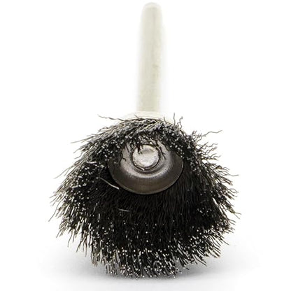 20PCS Wire Brushes - Metal Rust Removal, Polishing, Cleaning - 15mm Diameter, 3mm Shaft - Removes Burrs, Dust, and Oxide Layer - Handles Rough Surfaces - Designed for Industrial and DIY Enthusiasts