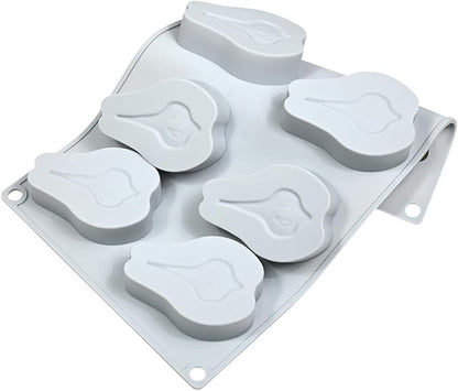 mostsom Pear Shape Silicone Mold 3D Cake Moulds Mousse For Ice Creams Chocolate Pastry Bakeware Dessert Art Pan Cake Mold (H_ Pear)