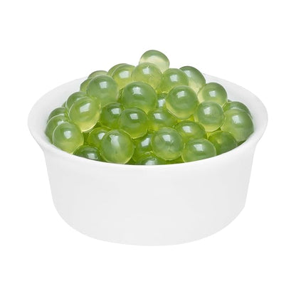 Tea Zone [1 Pound] Kiwi Popping Pearls, Bursting Pearls for Teas, Shakes, Smoothies, Dessert Toppings