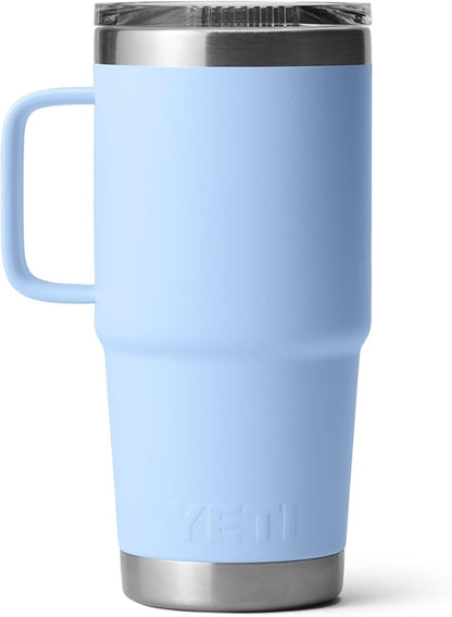 YETI Rambler 20 oz Travel Mug, Stainless Steel, Vacuum Insulated with Stronghold Lid