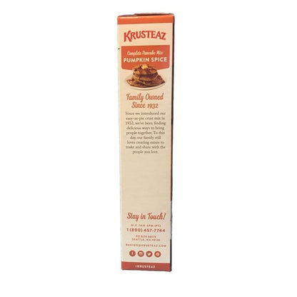 Krusteaz Baking Mix, Pumpkin Spice Complete Pancake Mix, Light & Fluffy, Made with Real Pumpkin & No Artificial Flavors or Preservatives, 16 OZ Box (Pack of 2)