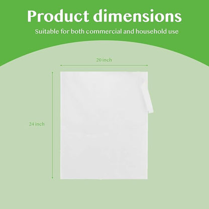 30 Pack 20x24 Inch Large Commercial Cold Brew Coffee Filter Bags for 5 Gallon Buckets & Toddy System - Heavy Duty Disposable Brewing Bags
