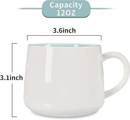 Mouse Ceramic Cup Hidden 3D Animal Inside Mug,12 oz Cute Cartoon Handmade Figurine Mugs,Christmas Birthday Surprise for Friends Family or Kids (Mouse)
