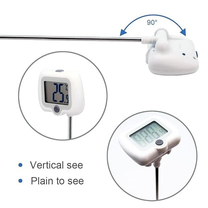 Candy Thermometer for Candy Making with Pot Clip,Best Instant Read Thermometer Digital for Cooking, Baking, Candy and Cheese Making – 10 Inch Probe, Large Rotating LCD Display, Essential Baking Tool