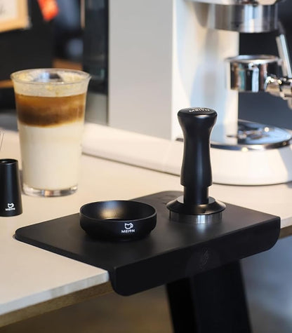 MEION Espresso Tamping mat, Coffee Espresso Tamper Mat, Food Grade Silicone Tamp Mat, Tamper Mat for Espresso Machine Espresso Accessories, Waterproof and Heat Resistant Espresso Mat