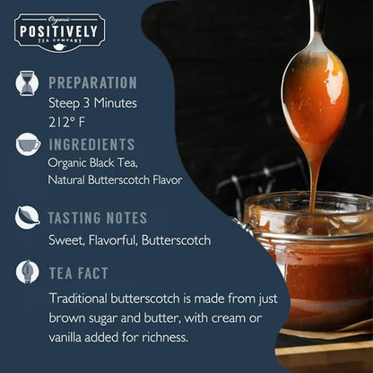 Organic Positively Tea Company, Dessert Tea Sampler, Loose Leaf, 4 Ounce, 3 Pack