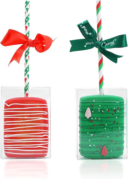 35pcs 3.5"x 2.5"x 1.38" Clear Rice Krispie Treat Boxes Clear Cakesicle Boxes Macaron Box Favor Box for Birthday Wedding Party