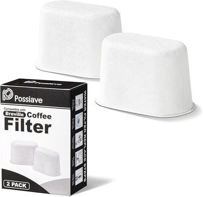 2-Pack Charcoal Breville Filters for Espresso Machines, Breville Espresso Machine Water Filter Replacements