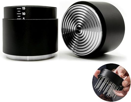 51MM Espresso Tools - Professional WDT Tool, Coffee Distributor & Tamper with 3-in-1 Design, 304 Stainless Steel Barista Essentials for Home Coffee Brewing, Beginner-Friendly Accessories