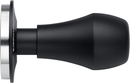 Normcore 57mm Coffee Tamper V4.1 with Click Sound Feedback, Spring Loaded Tamper With Stainless Steel Flat Base, Compatible with Lelit Anna Portafilter, Black