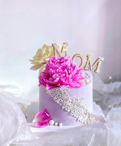 Embossing Lace Fondant Mold, Multi Circle Flowers Lace Mat Wedding, Silicone Molds for Cake Decorating Tool, Cake Lace Molds