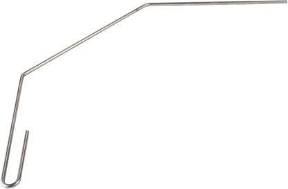 FryOilSaver Co. 25“ Deep Fryer Cleanout Rod, Rust Resistant Deep Fryer Drain Unclogger & Cleaner, Cleaning Tools for Restaurants Fryers, Hotel Kitchen Fryers Drain, Angled Shape & Declogger Goofer Rod