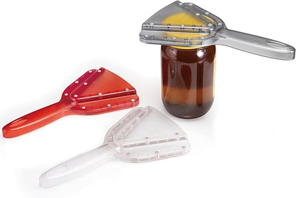 Jar Opener for Weak Hand & Seniors with Arthritis,Easy Twist Off Bottle Caps,Patent | Unique Kitchen Gadgets, Christmas Gifts for Elderly/Women/Men (Transparent)