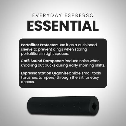 Rattleware Rubber Replacement Knock Box Bar Cover - Durable & Easy-to-Install Espresso Waste Solution, Fits Select Models with Welded Bars, High-Quality Design (6.25")