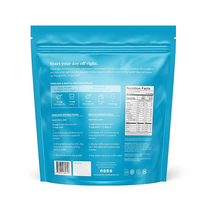 ProDough Shop Buttermilk Pancake and Waffle Mix - Gluten Free, Low Carb, High Protein Pancake Mix - Healthy Pancakes and Waffles for Breakfast or Snack