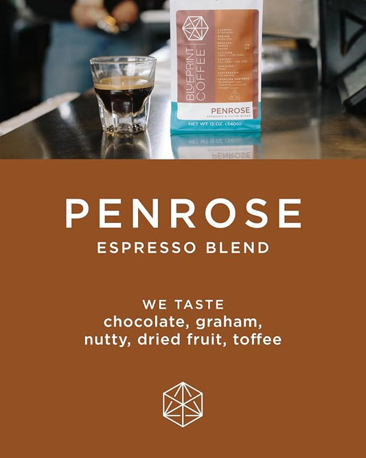 Blueprint Coffee Penrose Espresso Blend Whole Bean Coffee, 5lb