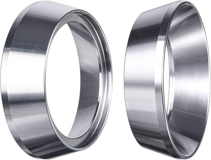 54mm Espresso Dosing Funnel, MATOW Stainless Steel Coffee Dosing Ring Compatible with Breville 54mm Portafilter