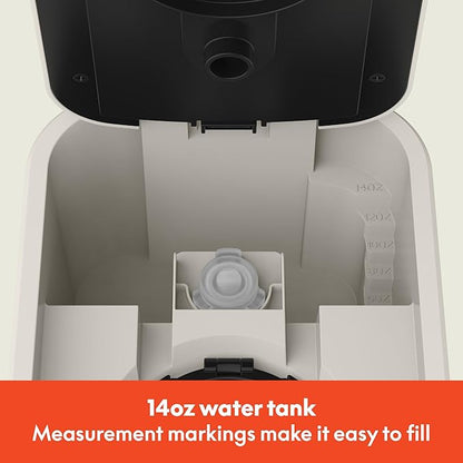 BELLA Single Serve Coffee Maker, K Cup & Coffee Ground Compatible with Removable, Adjustable Drip Tray, Auto Shutoff & Reusable Dishwasher Safe Accessories, Brews 6oz to 14oz, 1000 Watt, Oatmilk
