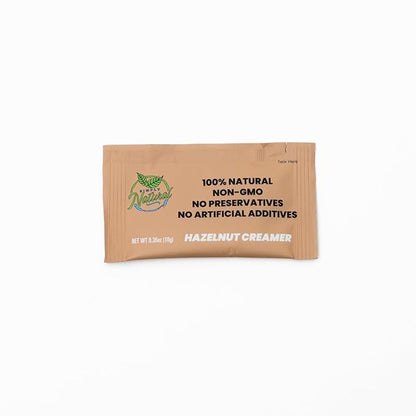 Simply Natural Hazelnut Sweetened Condensed Milk Creamer Single-Serve 10 grams sachet, All Natural Coffee/Tea Creamer (70 sachets bag, Hazelnut flavor)