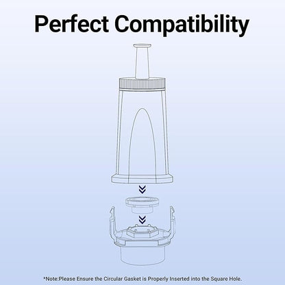 8 Pack Replacement Water Filter for Breville Espresso Machine Barista Touch Bes880, Barista Pro BES878, Oracle Touch BES990, Oracle BES980, Dual Boiler BES920 Bambino ClaroSwiss Sage by Funmit