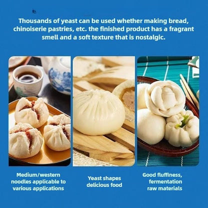 Angel yeast, household, Mantou, steamed stuffed buns, 1.76 ounces (5G * 10 bags),安琪酵母粉蒸包子蒸馒头发酵用（5g/包*10包装）