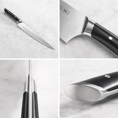 Cangshan HELENA Series German Steel Forged 2-Piece Carving Set (Black)