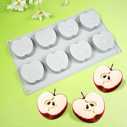 mostsom Appple Shaped Mousse Silicone Molds Chocolate Cake Mould Dessert Baking Form Cake Decorating Tools (G_ Appple)