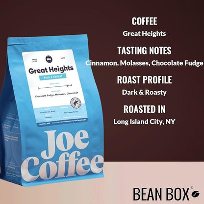 Great Heights - Roasted by Joe Coffee Company - Whole Bean Coffee - 12 Ounce Bag