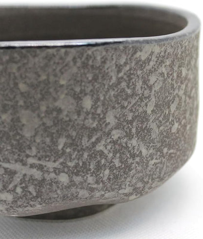Japanese Traditional Handcrafted Mino Matcha Chawan Tea Bowl Cup Ceremony Tableware Pottery (Gin Kesshou)