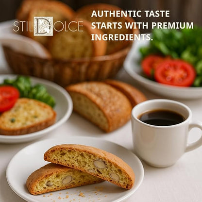 Authentic Italian Semi-Soft Blueberry and Orange Biscotti | Made in Tuscany, Italy | Stildolce Traditional Biscuits, 8.8 Oz