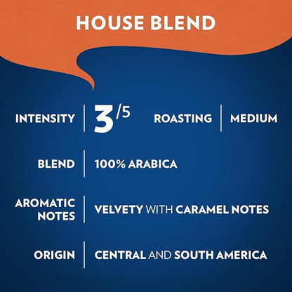 Lavazza House Blend Perfetto Ground Coffee 6 Bags of 20oz, Medium Roast, Full-bodied, Intensity 3/5, 100% Arabica, Ideal for Drip Brewers, (Pack of 6) - Package May Vary