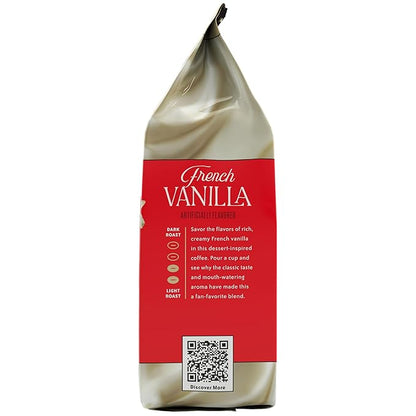 Community Coffee French Vanilla Flavored Ground Coffee, Medium Roast, 12 oz Bag (Pack of 1)