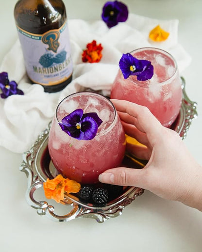 Portland Syrups Marionberry Syrup - Craft Pacific Northwest Fusion for Cocktails, Desserts, Soda, and More - 12 oz with 24 Servings (Pack of 2)