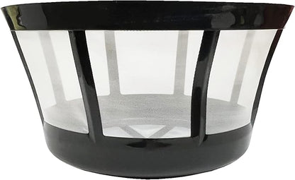 GoldTone Brand Reusable 8-12 Cup Basket Filter | Reusable Basket Coffee Filter Nylon Mesh fits Mr. Coffee, Black + Decker, Proctor Silex (1 Pack)